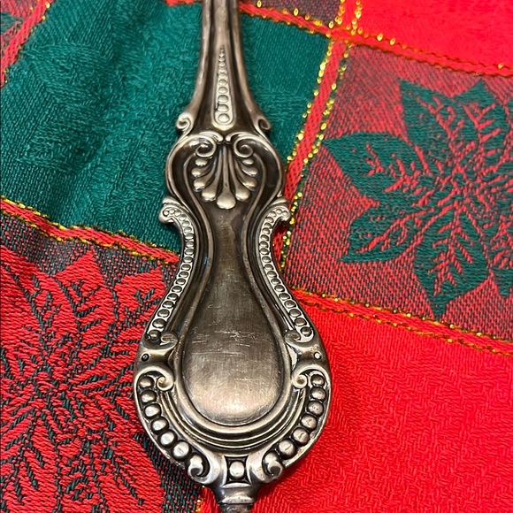 Vintage Silver Ladle with Ornate Handle - Picture 7 of 7